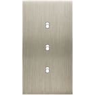 MODELEC - Façade Confidence Laiton Acier Double Verticale 3 Basculeurs