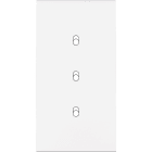 MODELEC - Façade Confidence Laiton Blanc Double Verticale 3 Basculeurs