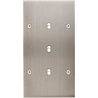 MODELEC - Façade Confidence Laiton Nickel Satine Double Verticale B3 à Vis