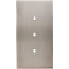 MODELEC - Façade Confidence Laiton Nickel Satine Double Verticale 3 Basculeurs