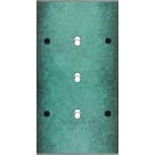 MODELEC - Façade Fascination Laiton Jade Double Verticale B3 à Vis