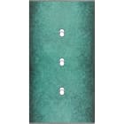 MODELEC - Façade Fascination Laiton Jade Double Verticale 3 Basculeurs