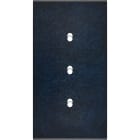 MODELEC - Façade Fascination Laiton Ombre Double Verticale 3 Basculeurs