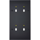 MODELEC - Façade Confidence Laiton Noir Mat Double Verticale B2+Led B2+Led à Vis