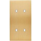 MODELEC - Façade Confidence Laiton Brosse Double Verticale 4 Basculeurs