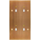 MODELEC - Façade Confidence Laiton Vieux Bronze Double Verticale B2+Led B2+Led à Vis