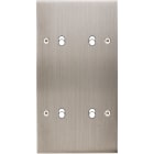 MODELEC - Façade Confidence Laiton Nickel Satine Double Verticale B2 B2 à Vis
