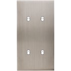 MODELEC - Façade Confidence Laiton Nickel Satine Double Verticale 4 Basculeurs