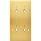 MODELEC - Façade Confidence Laiton Satine Double Verticale B2+Led B2+Led à Vis