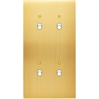 MODELEC - Façade Confidence Laiton Satine Double Verticale B2+Led B2+Led Magnetique