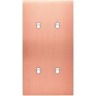 MODELEC - Façade Confidence Laiton Cuivre Satine Double Verticale 4 Basculeurs
