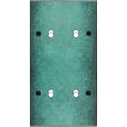 MODELEC - Façade Fascination Laiton Jade Double Verticale B2 B2 à Vis