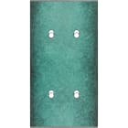 MODELEC - Façade Fascination Laiton Jade Double Verticale 4 Basculeurs