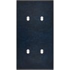 MODELEC - Façade Fascination Laiton Ombre Double Verticale 4 Basculeurs