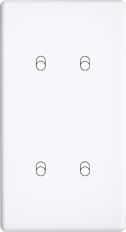 MODELEC - Façade Hitera Blanc Soft Double Verticale B2 B2