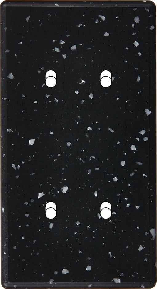 MODELEC - Façade Hitera Terrazzo Noir Double Verticale B2 B2