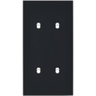 MODELEC - Façade Désir Noir Mat Double Verticale B1 B2