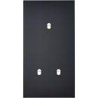 MODELEC - Façade Confidence Laiton Noir Double Verticale 3 Basculeurs Eloignes