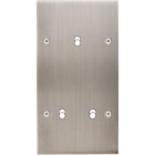 MODELEC - Façade Confidence Laiton Nickel Satine Double Verticale B1 B2 à Vis