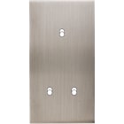 MODELEC - Façade Confidence Laiton Nickel Satine Double Verticale 3 Basculeurs Eloignes
