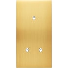 MODELEC - Façade Confidence Laiton Satine Double Verticale 3 Basculeurs Eloignes