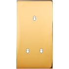 MODELEC - Façade Confidence Laiton Or Miroir Double Verticale 3 Basculeurs Eloignes