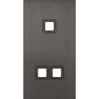 MODELEC - Façade Empreintes VOLUME Canon de Fusil Double Verticale 1 bouton 2 boutons M