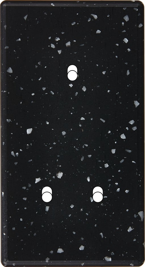 MODELEC - Façade Hitera Terrazzo Noir Double Verticale B1 B2