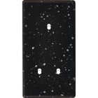 MODELEC - Façade Hitera Terrazzo Noir Double Verticale B1 B2