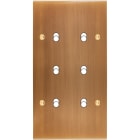 MODELEC - Façade Confidence Laiton Vieux Bronze Double Verticale B6 à Vis