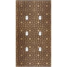MODELEC - Façade Fascination Laiton Atlas Double Verticale 6 Basculeurs