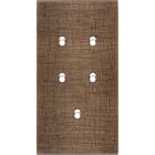 MODELEC - Façade Fascination Laiton Coslan Double Verticale 5 Basculeurs