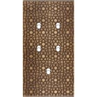 MODELEC - Façade Fascination Laiton Atlas Double Verticale 5 Basculeurs