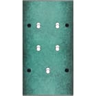 MODELEC - Façade Fascination Laiton Jade Double Verticale B5 à Vis