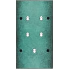 MODELEC - Façade Fascination Laiton Jade Double Verticale B5 à Vis