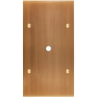 MODELEC - Façade Confidence Laiton Vieux Bronze Double Verticale P1 à Vis