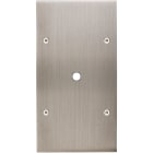 MODELEC - Façade Confidence Laiton Nickel Satine Double Verticale P1 à Vis