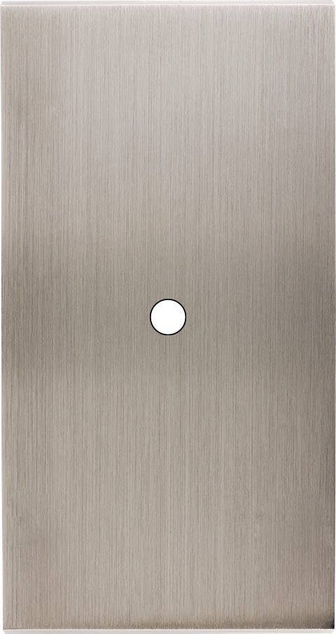 MODELEC - Façade Confidence Laiton Nickel Satine Double Verticale 1 Push