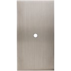 MODELEC - Façade Confidence Laiton Nickel Satine Double Verticale 1 Push