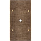 MODELEC - Façade Fascination Laiton Coslan Double Verticale P1 à Vis