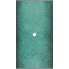 MODELEC - Façade Fascination Laiton Jade Double Verticale 1 Push