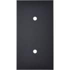 MODELEC - Façade Confidence Laiton Noir Double Verticale 2 Push