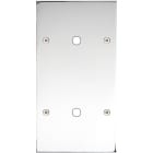 MODELEC - Façade Confidence Laiton Chrome Double Verticale P1 P1 à Vis