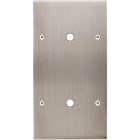 MODELEC - Façade Confidence Laiton Nickel Satine Double Verticale P1 P1 à Vis