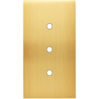 MODELEC - Façade Confidence Laiton Satine Double Verticale 3 Push