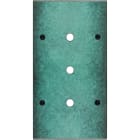 MODELEC - Façade Fascination Laiton Jade Double Verticale P3 à Vis