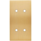 MODELEC - Façade Confidence Laiton Brosse Double Verticale 4 Push