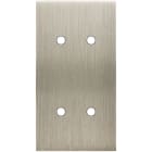 MODELEC - Façade Confidence Laiton Acier Double Verticale 4 Push
