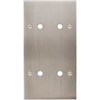 MODELEC - Façade Confidence Laiton Nickel Satine Double Verticale P2 P2 à Vis