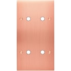 MODELEC - Façade Confidence Laiton Cuivre Satine Double Verticale P4 à Vis